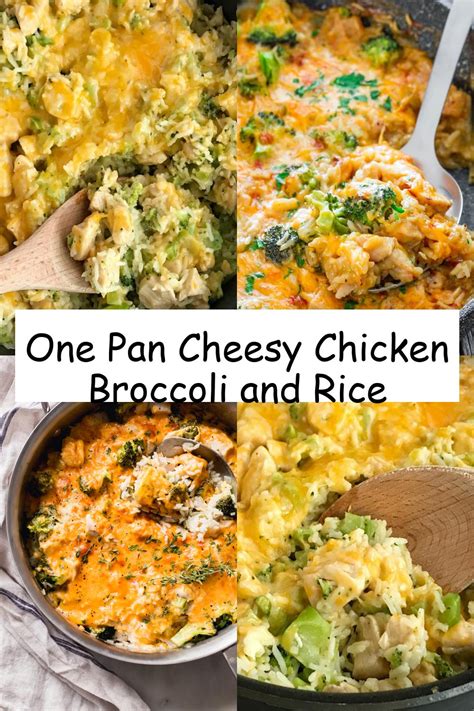 chicken rice and broccoli diet|one pan cheesy chicken broccoli and rice.